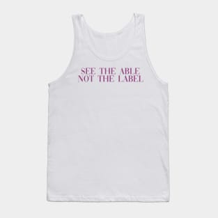 See the able not the label purple Tank Top